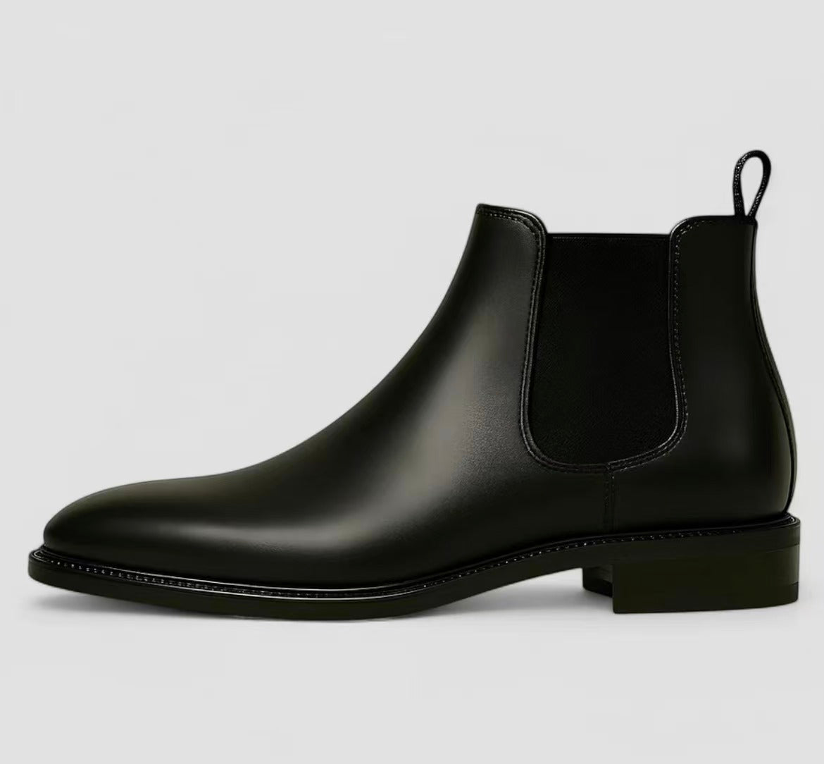 Premium Leather Chelsea Boots