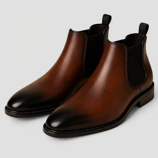 Premium Leather Chelsea Boots
