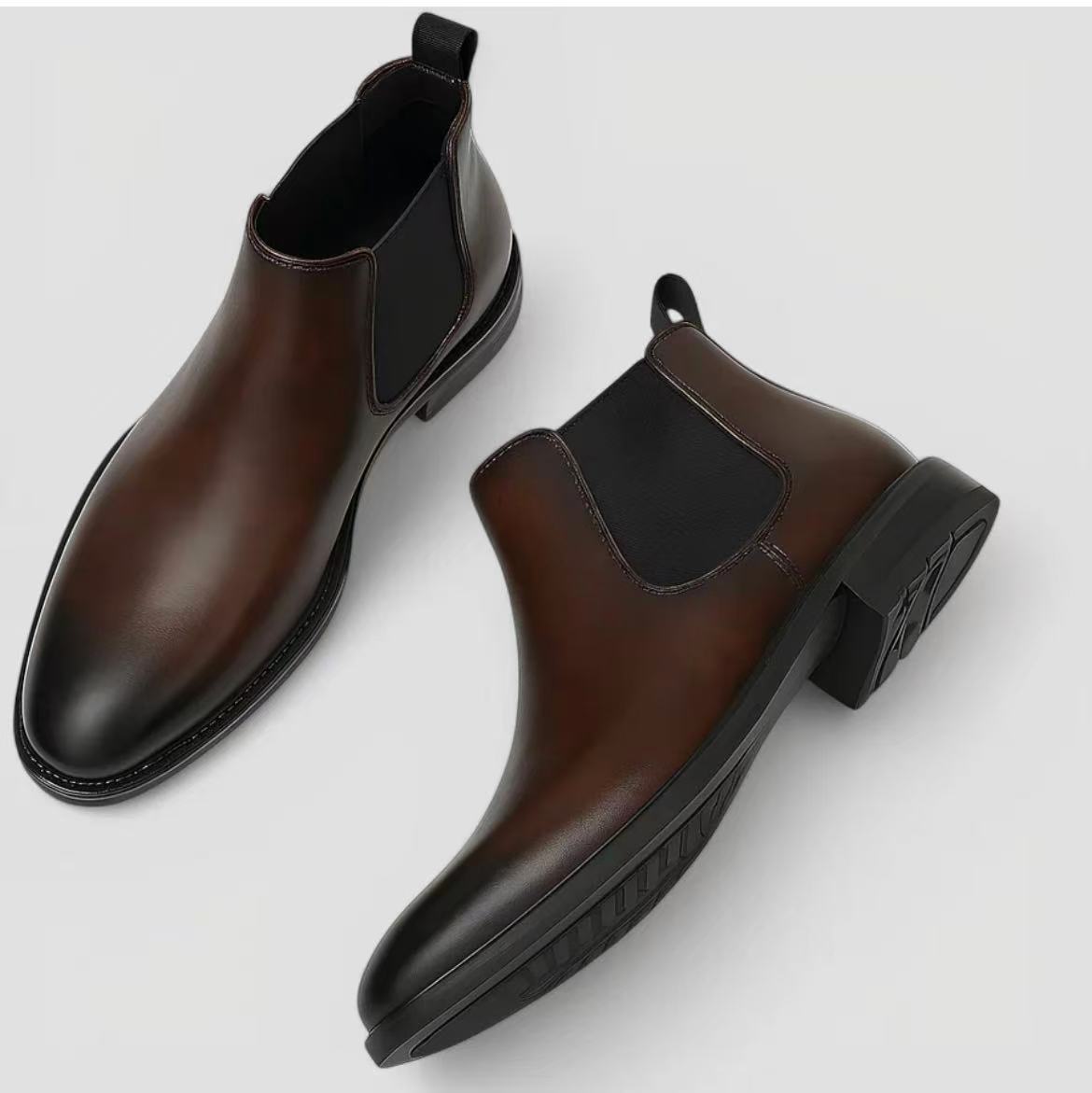Premium Leather Chelsea Boots