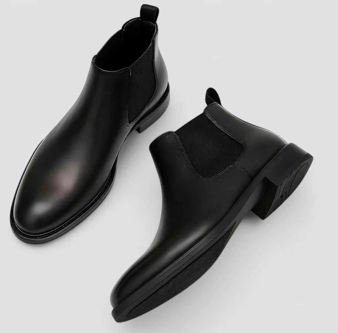 Premium Leather Chelsea Boots