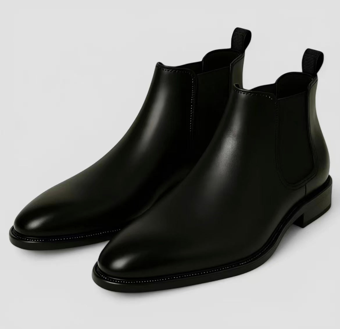 Premium Leather Chelsea Boots